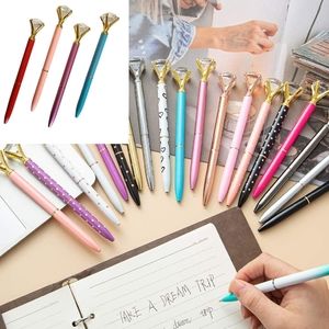 Diamond Ballpoint Metal Black ink pen 4 pack | Rose/ Purple/ Blue/ Red